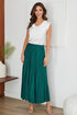 PLEATED SHIMMER SKIRT
